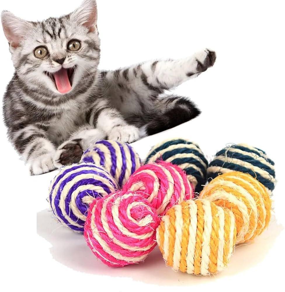 5cm Sisal Rope Cat Ball Natural Sisal Ball Toys For Indoor Cats for Scratching