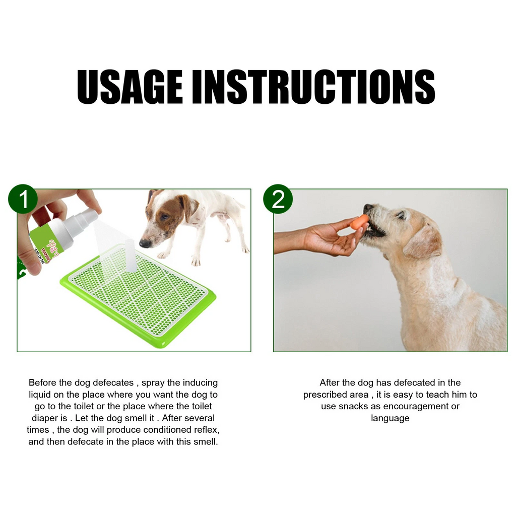 Yegbong 30ml Pet Cat & Dog Toilet Potty Training Spray Defecation and Urination Positioning Inducer - Pet Supermarket