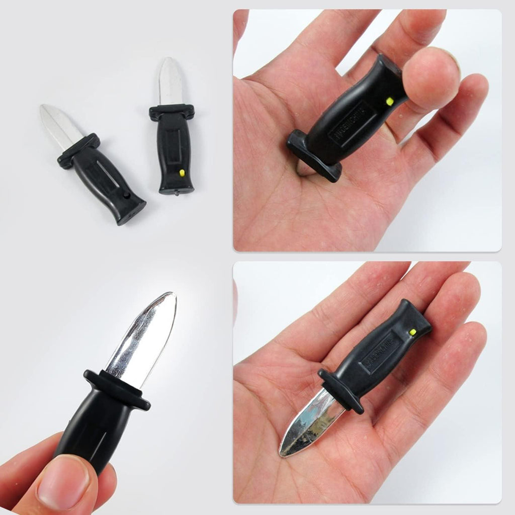 Plastic Retractable Knife, Trick Prank Toy Knife, Prank Fake Dagger Knife, Magic Disappearing Bayonet - Pet Supermarket