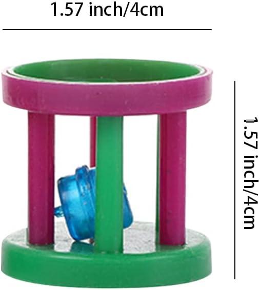 Cat Ball-Pet Ball Toy, Plastic Ringing Roller Toys, Cylinder Shape Teasing Toys for Pet Chasing Hunting Sport（Random Color) - Pet Supermarket