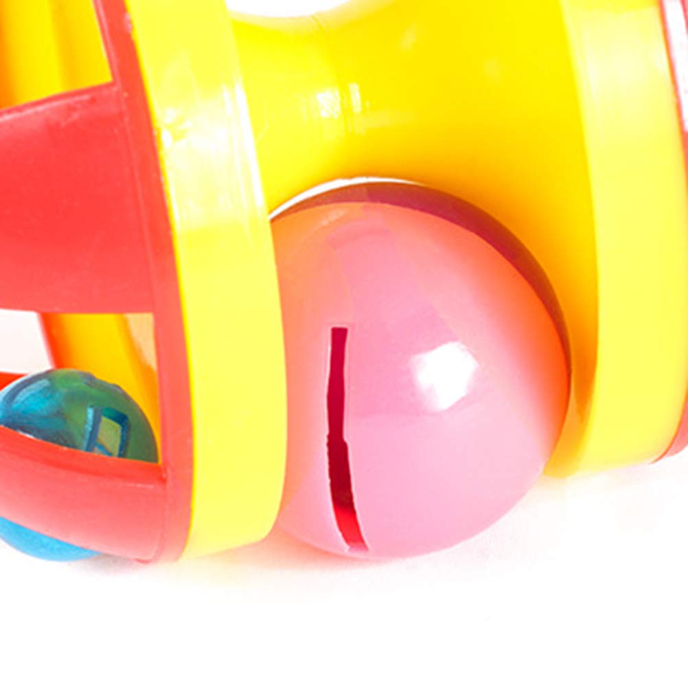 Flmtop Pet Cat Kitten Dumbbell Bell Ball Scratch Training Game Interactive Playing Toy Random Color - Pet Supermarket