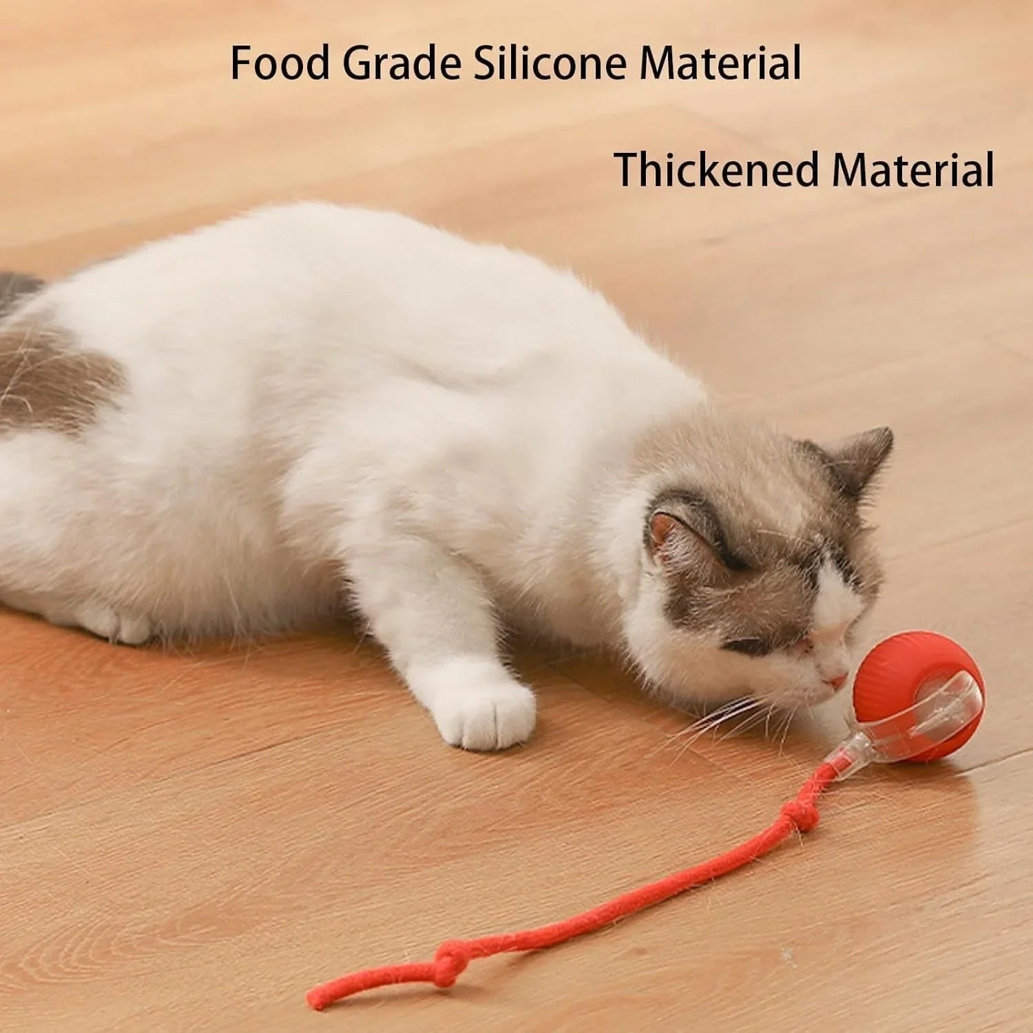 Smart Cat Chirping Roller Ball with Motion Sensor
