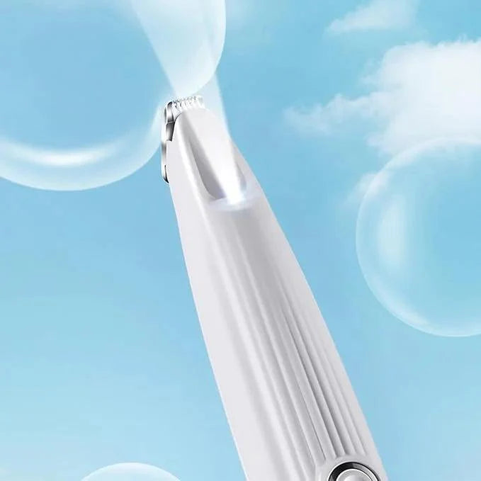 Electric Pet Cat & Dog Paw Trimmer for Pedicure, Nose, Ear, Eye Fur cleaning, Low Noise Cordless Dog Paw Trimmer, Rechargeable Cat/Dog Clippers with LED Light