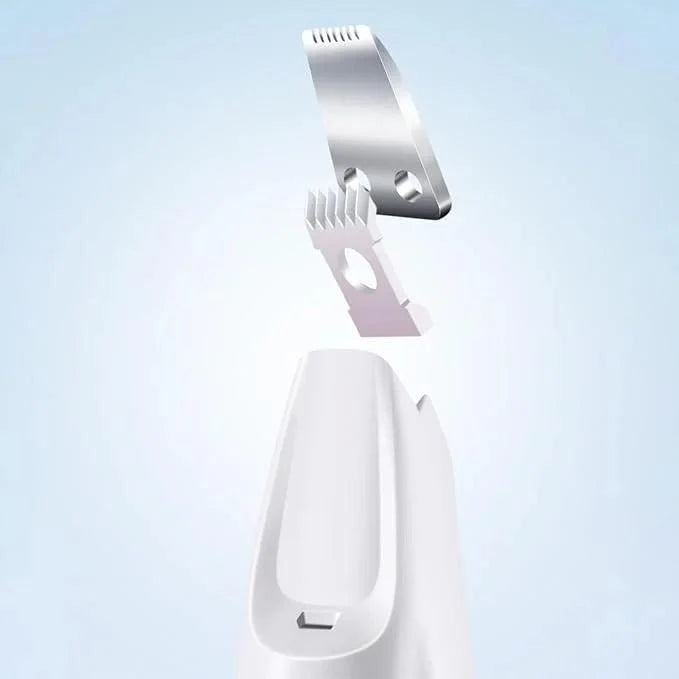 Electric Pet Cat & Dog Paw Trimmer for Pedicure, Nose, Ear, Eye Fur cleaning, Low Noise Cordless Dog Paw Trimmer, Rechargeable Cat/Dog Clippers with LED Light