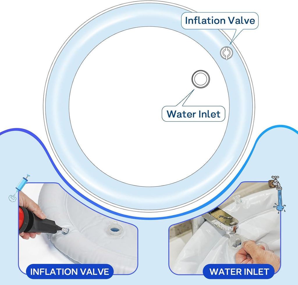 Summer Cooling Pet Water Bed Ice Pad Sleeping Round Mat For Puppy Dogs Cats Pet Kennel Cool Cold Water Sensory - Pet Supermarket