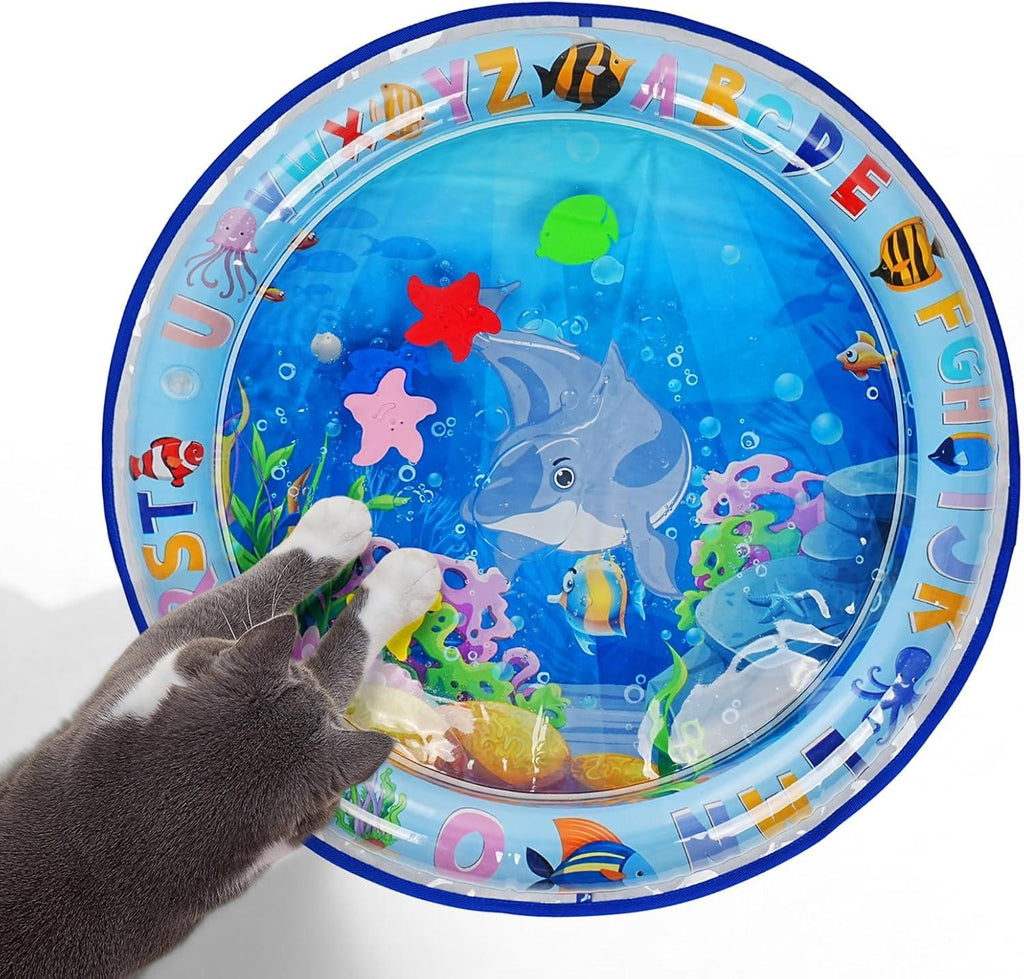 Summer Cooling Pet Water Bed Ice Pad Sleeping Round Mat For Puppy Dogs Cats Pet Kennel Cool Cold Water Sensory - Pet Supermarket