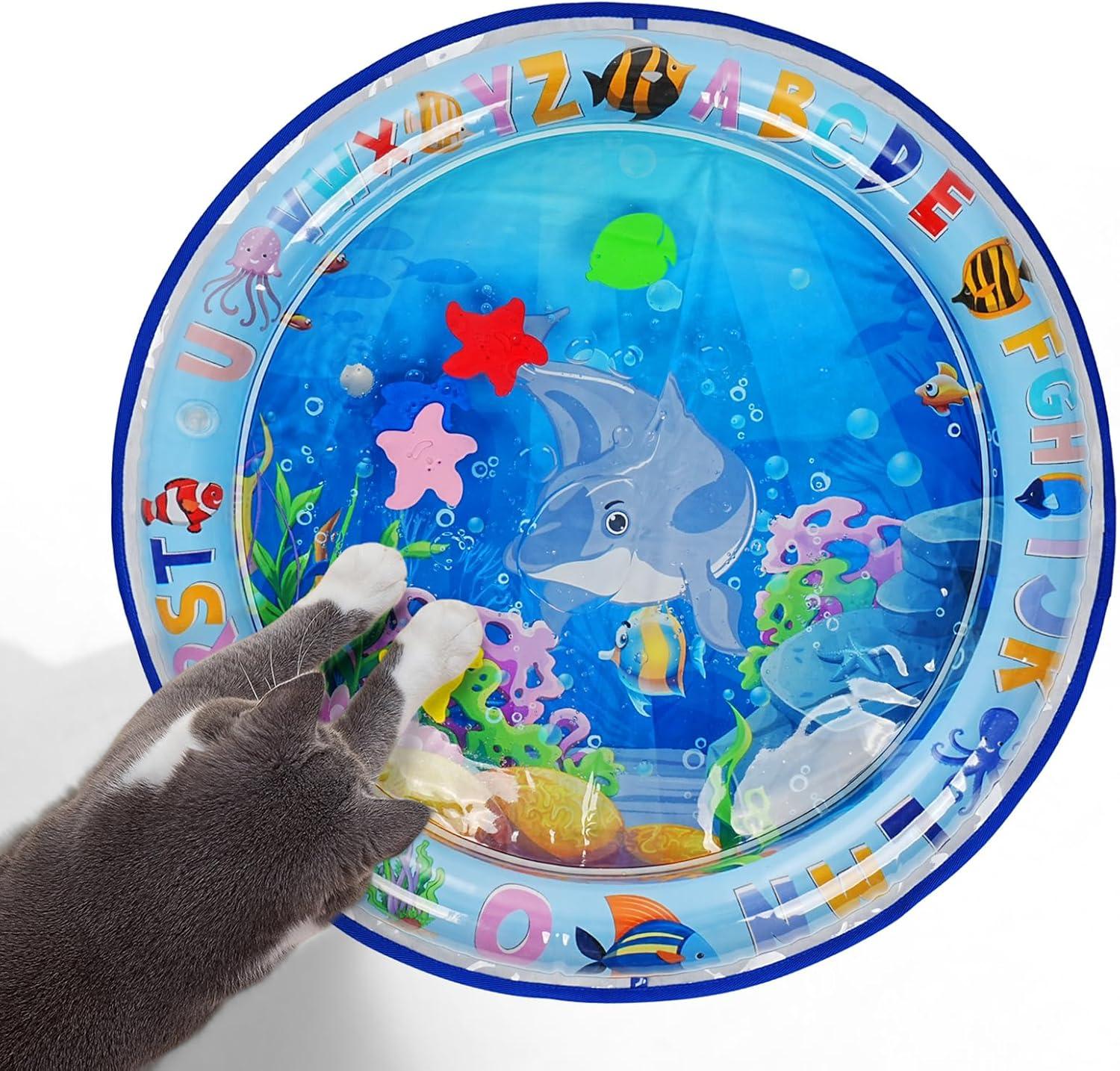 Summer Cooling Pet Water Bed Ice Pad Sleeping Round Mat For Puppy Dogs Cats Pet Kennel Cool Cold Water Sensory - Pet Supermarket